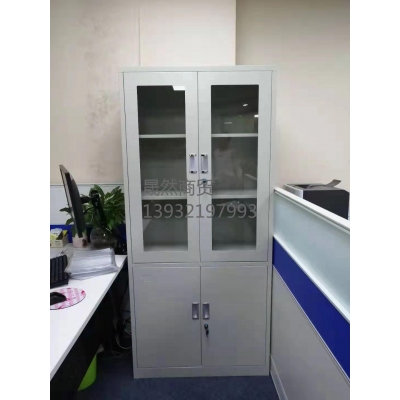 高低對(duì)開玻璃文件柜